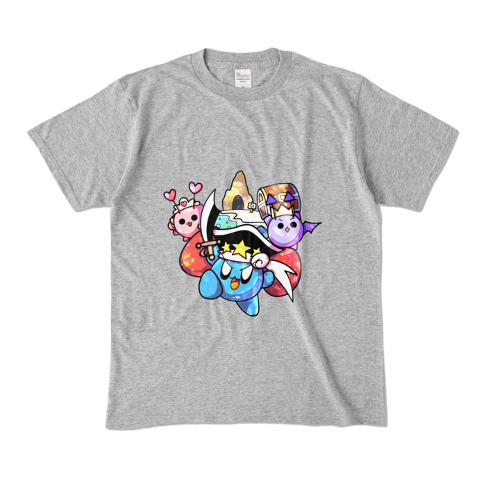 カラーTシャツ - M - 杢グレー (濃色)