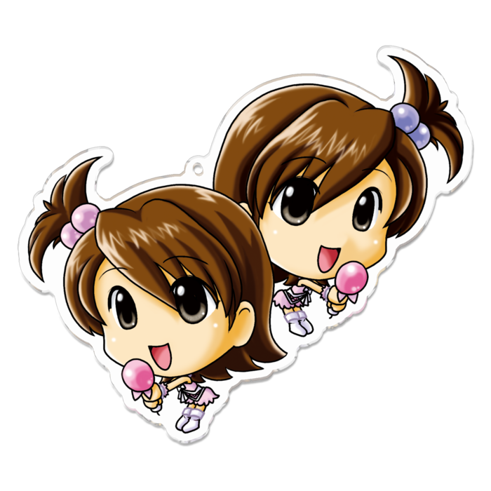 アクリルキーホルダー - 100 x 100 (mm)