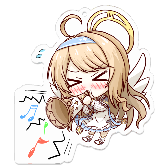 アクリルキーホルダー - 70 x 70 (mm)