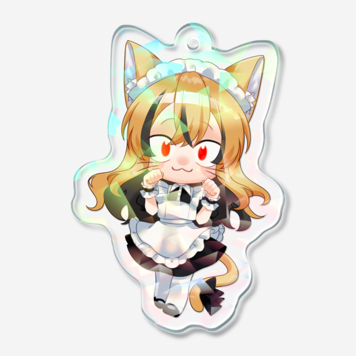 Ⓐむふふ顔 アクリルキーホルダー - 50 × 50mm