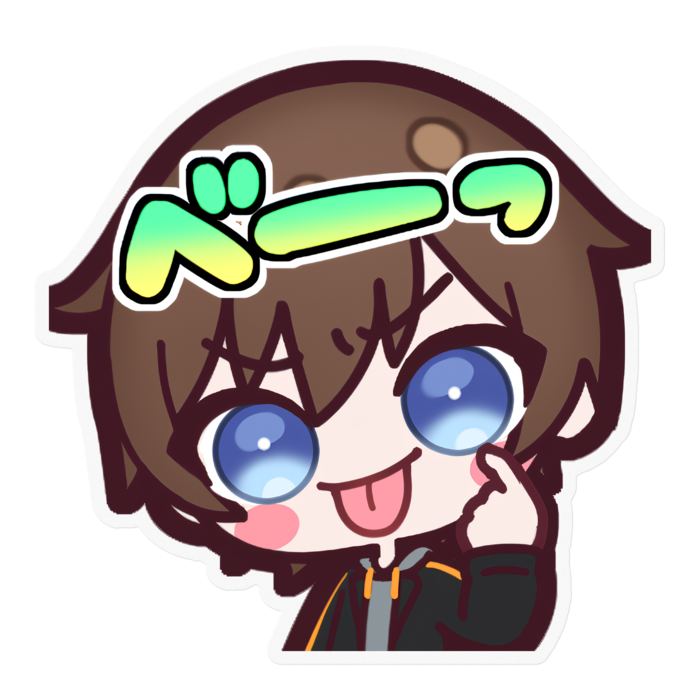 ステッカー - 100 x 100 (mm)