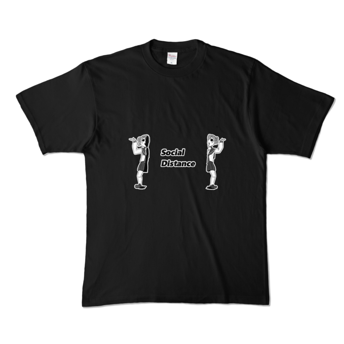 カラーTシャツ - XL - ブラック (濃色)