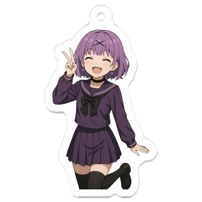 アクリルキーホルダー - 50 x 50 (mm)