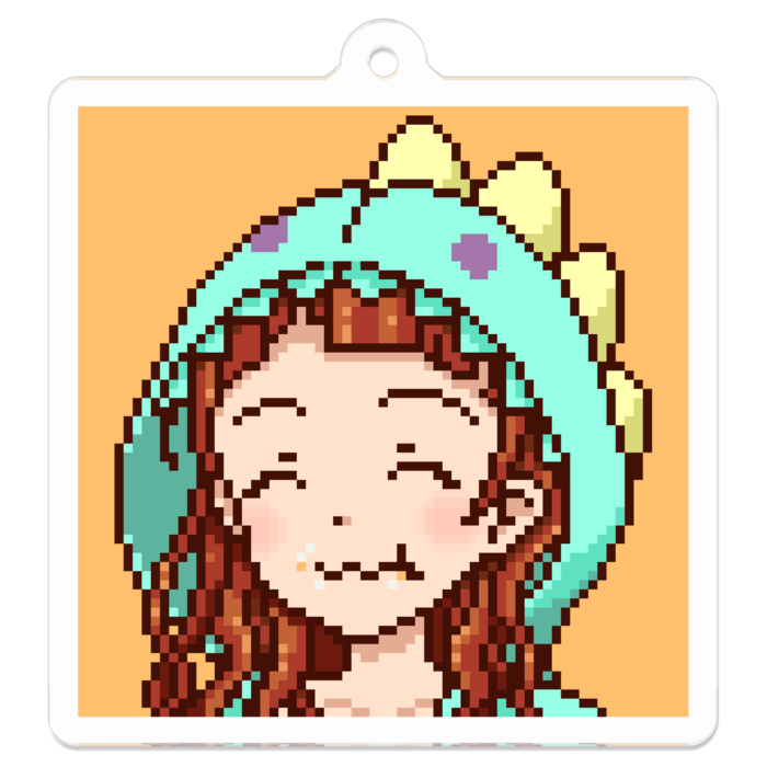 アクリルキーホルダー - 50 x 50 (mm)