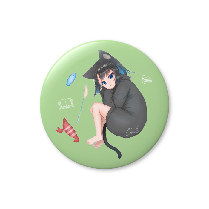 缶バッジ（バリュー） - 56mm みどり