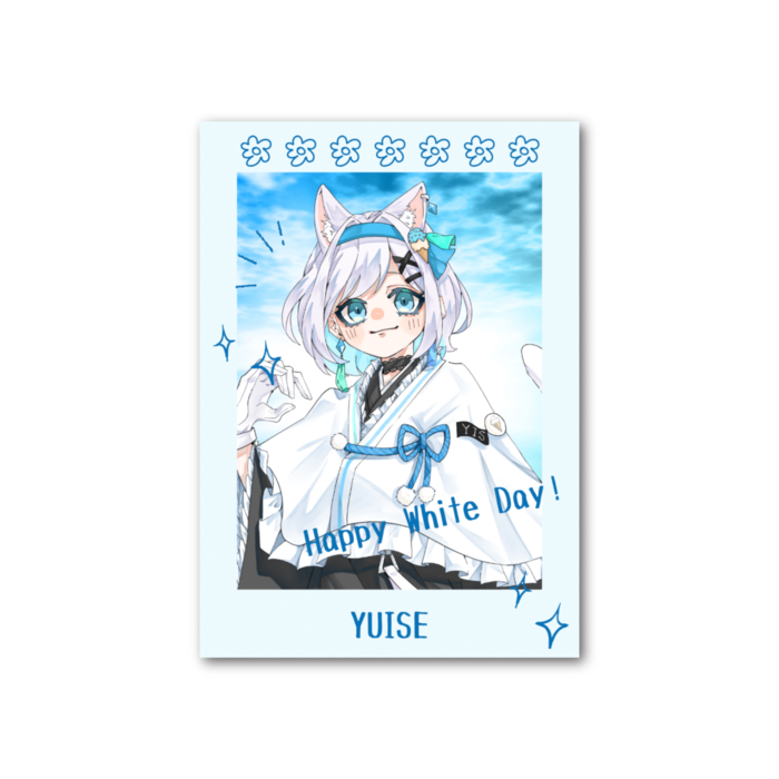 フォト風カード - 縦 - 片面