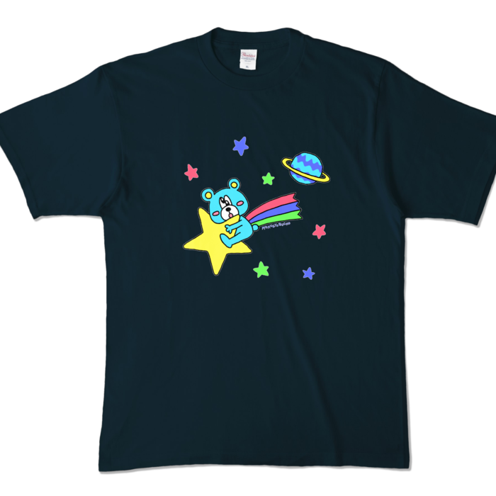 カラーTシャツ - XL - ネイビー (濃色)