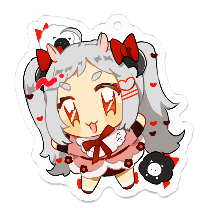 アクリルキーホルダー - 50 x 50 (mm)