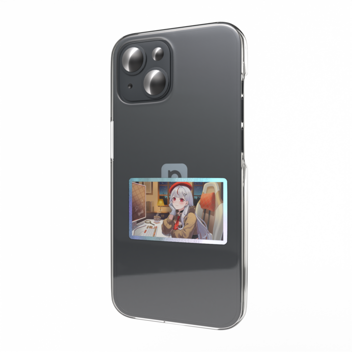 オーロラスマホステッカー - 縦