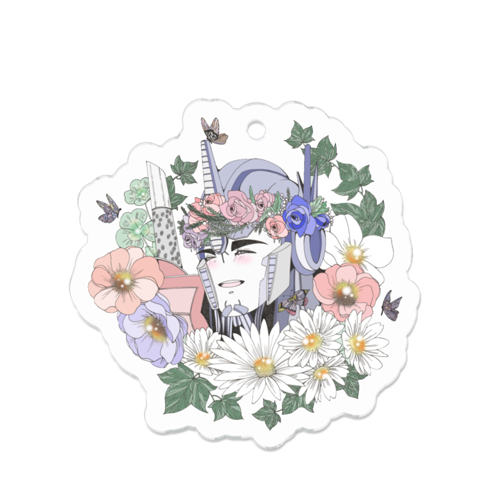 アクリルキーホルダー - 50 x 50 (mm)
