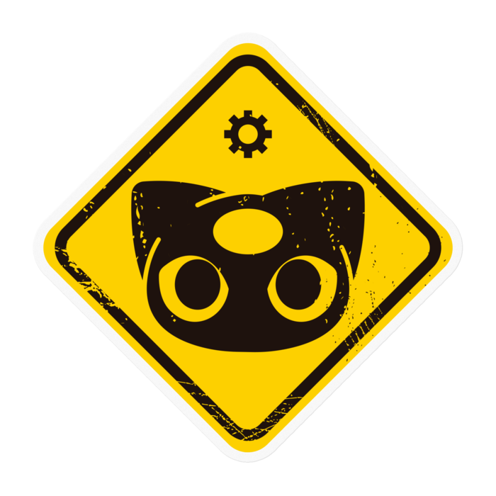 ステッカー - 100 x 100 (mm)