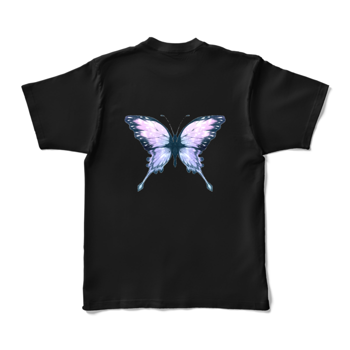 カラーTシャツ - XL - ブラック (濃色)(裏面)