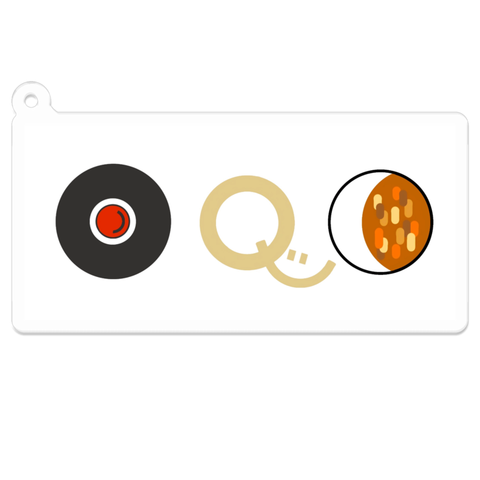 アクリルキーホルダー - 70 x 70 (mm)