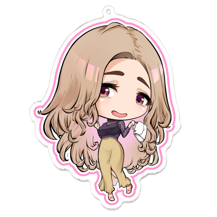 アクリルキーホルダー - 100 x 100 (mm)