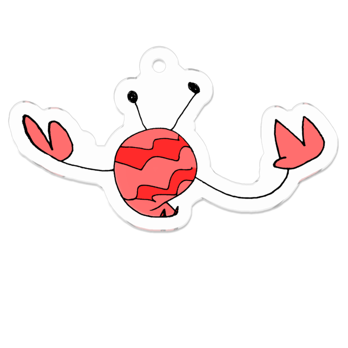 アクリルキーホルダー - 50 x 50 (mm)