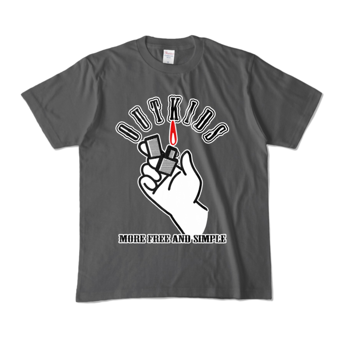 カラーTシャツ - M - チャコール (濃色)