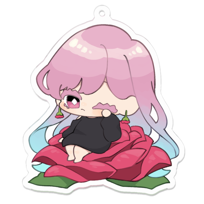 アクリルキーホルダー（コーティング） - 70 x 70 (mm)