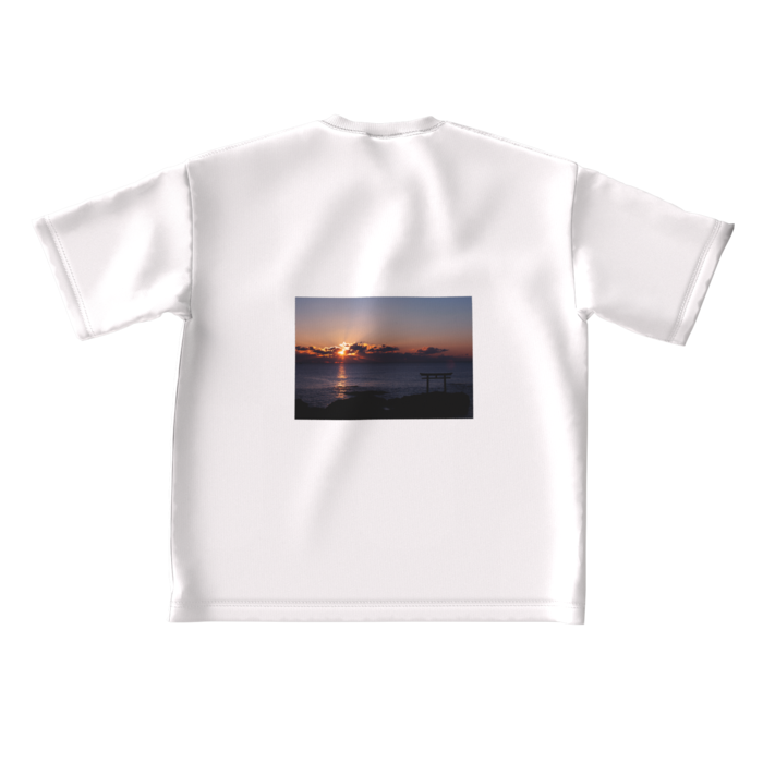 ビッグシルエットTシャツ - L - 背面