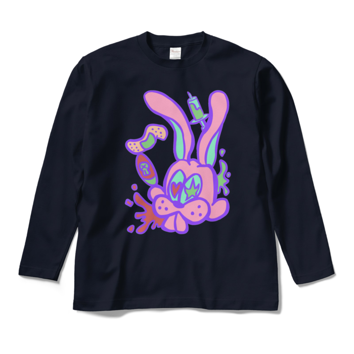 ロングスリーブTシャツ - M - ネイビー
