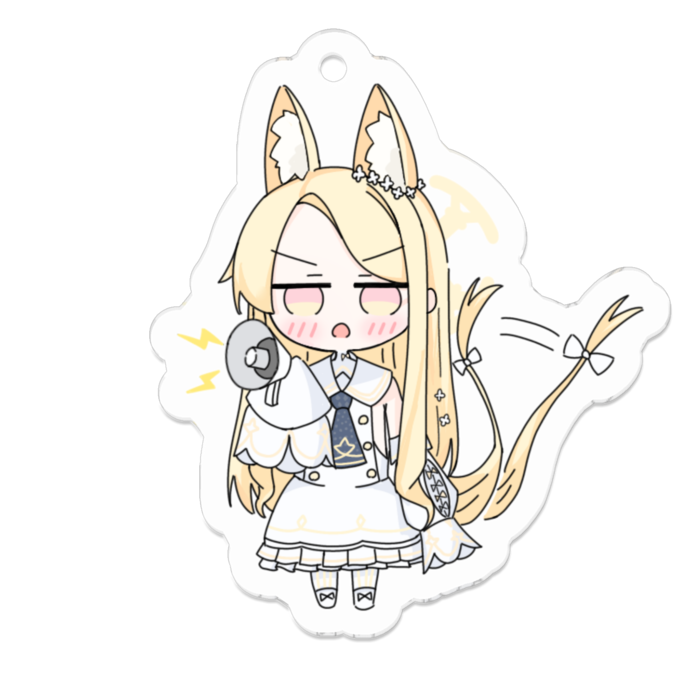 アクリルキーホルダー - 50 x 50 (mm)
