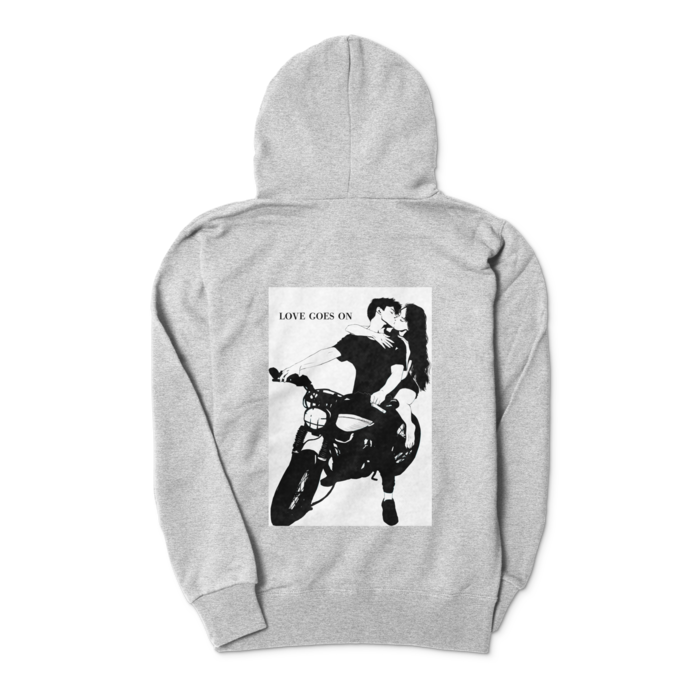 ジップパーカー - S - 杢グレー