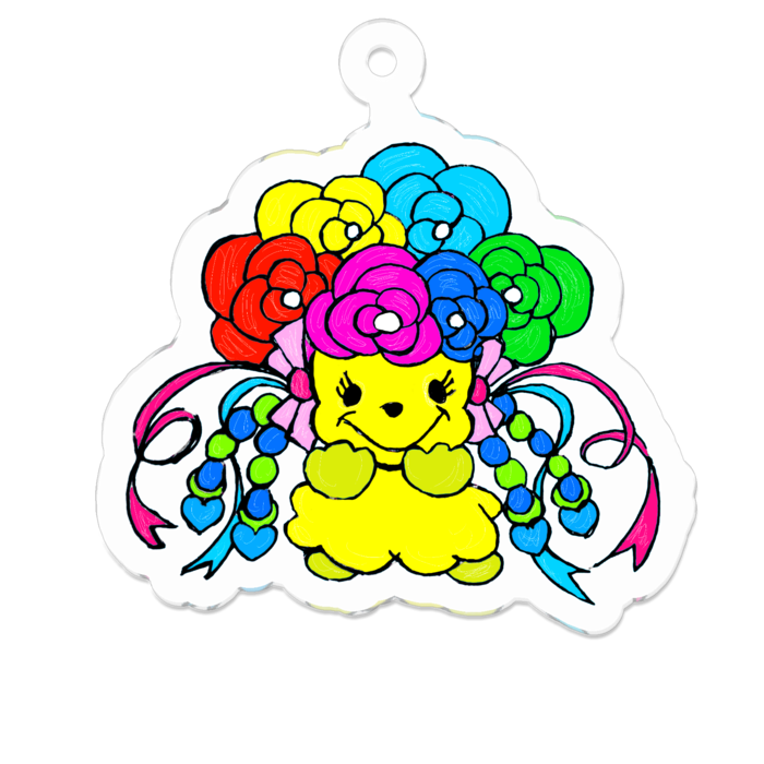 アクリルキーホルダー - 50 x 50 (mm)