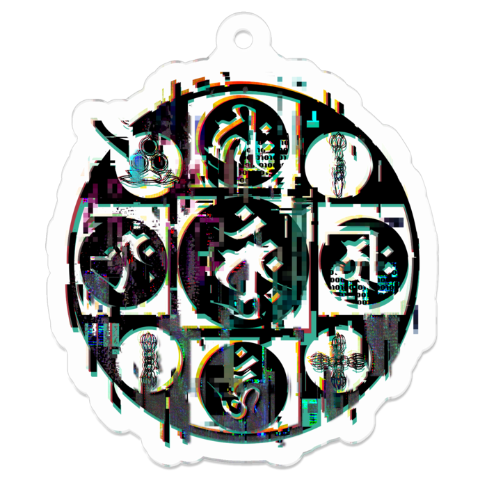 アクリルキーホルダー - 50 x 50 (mm)