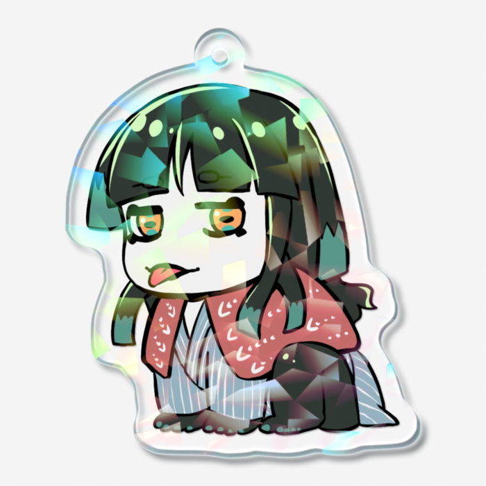 ホログラムアクリルキーホルダー - 50 × 50mm
