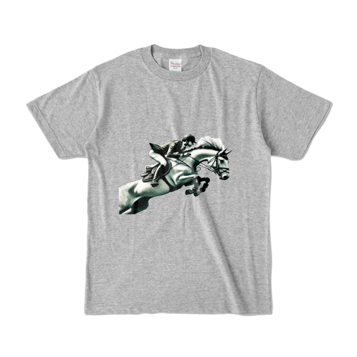 カラーTシャツ - S - 杢グレー (濃色)