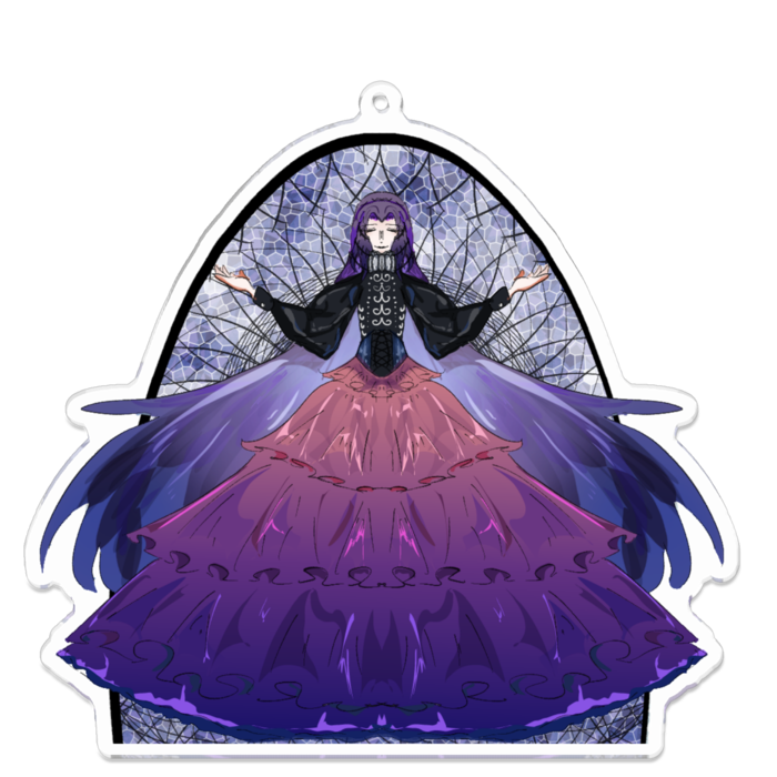 アクリルキーホルダー - 100 x 100 (mm)