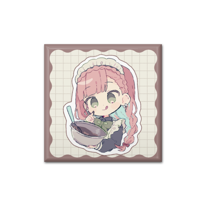 缶バッジ - 四角形40mm