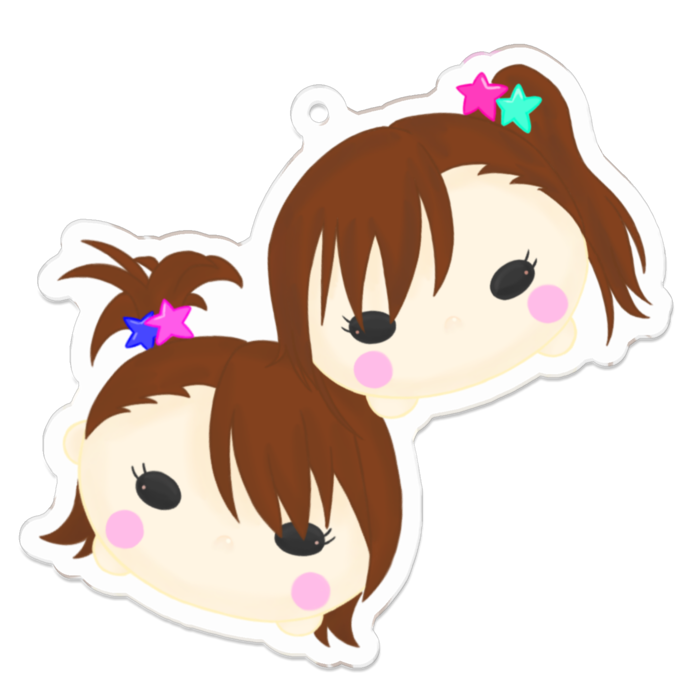 アクリルキーホルダー - 70 x 70 (mm)