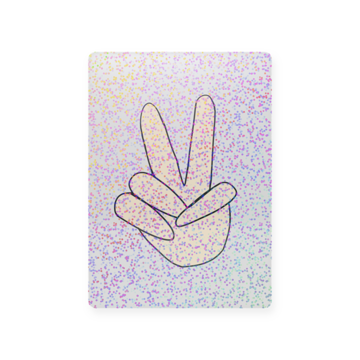 カード チョキ(グリッター)