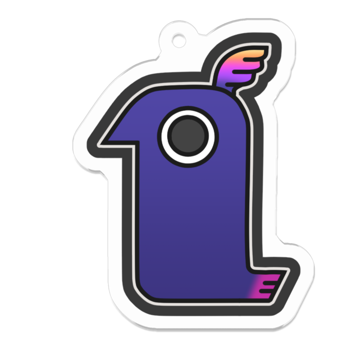 アクリルキーホルダー - 50 x 50 (mm)