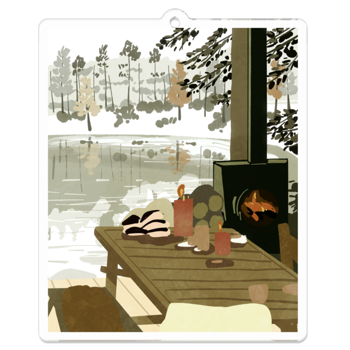 アクリルキーホルダー - 70 x 70 (mm)