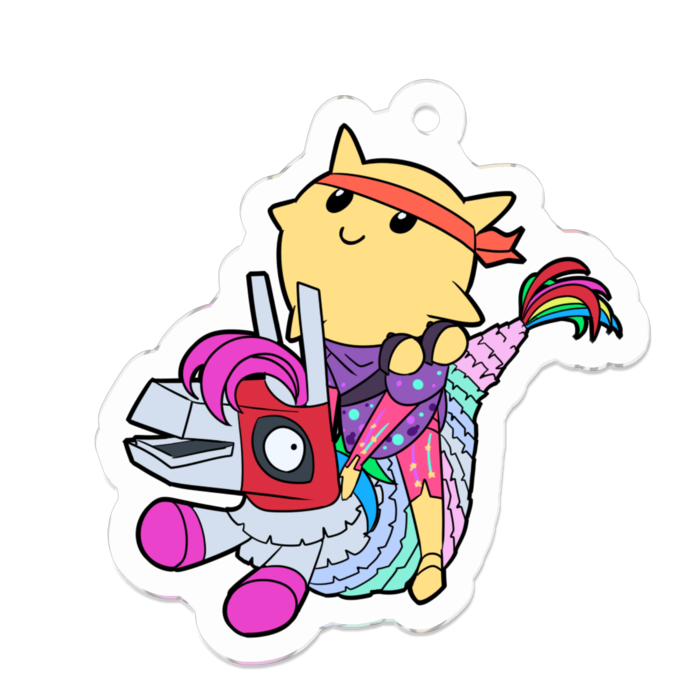 アクリルキーホルダー - 50 x 50 (mm)