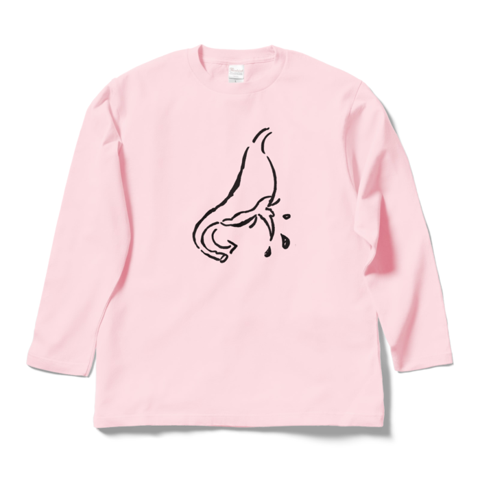 ロングスリーブTシャツ - L - ライトピンク