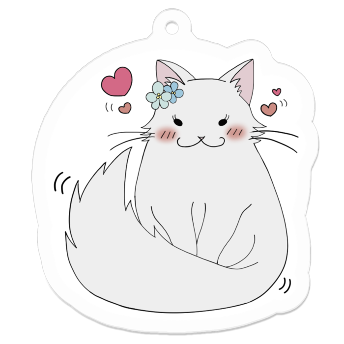 アクリルキーホルダー - 50 x 50 (mm)