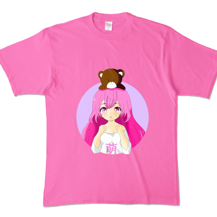 カラーTシャツ - XL - ピンク (濃色)