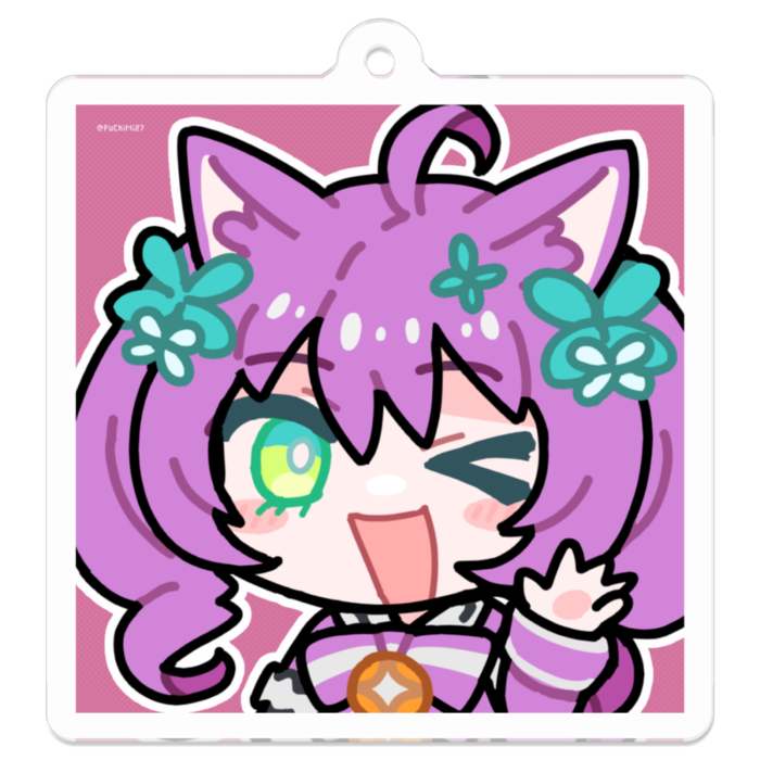 アクリルキーホルダー - 50 x 50 (mm)