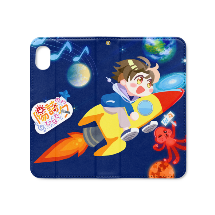 手帳型iPhoneケース（ベルトなし） - iPhone XR - ストラップ穴 あり