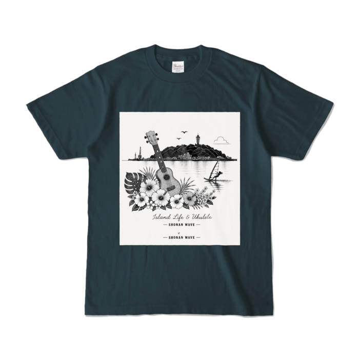 カラーTシャツ - S - デニム (濃色)