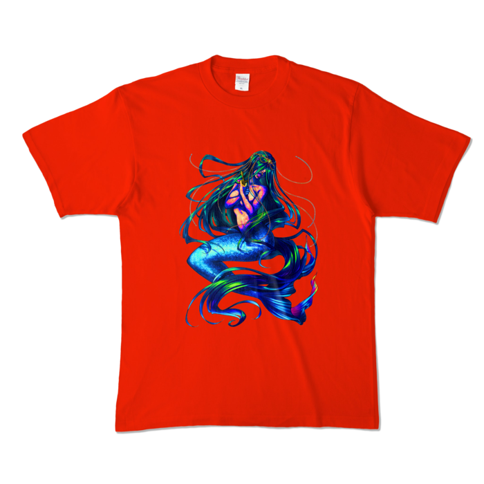 カラーTシャツ - XL - レッド (濃色)