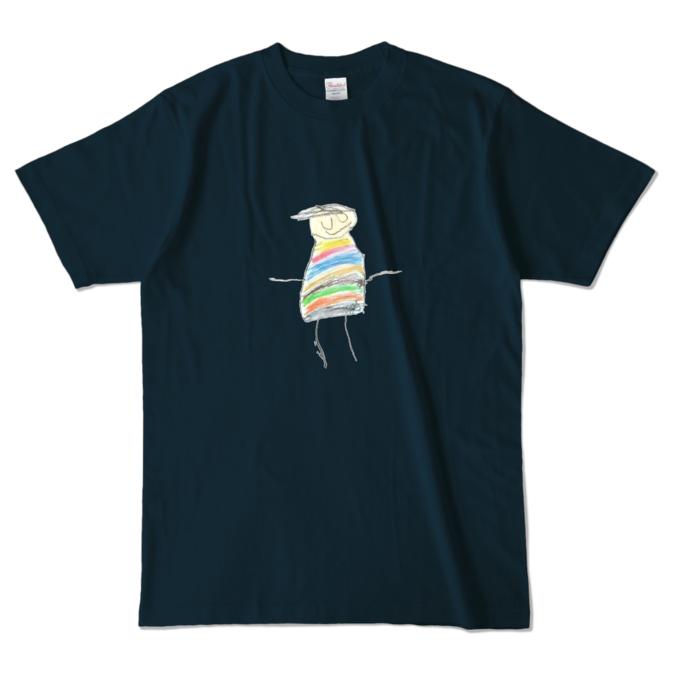 カラーTシャツ - L - ネイビー (濃色)