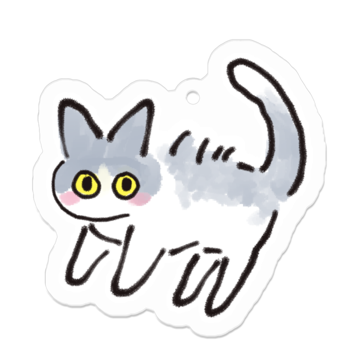 アクリルキーホルダー - 50 x 50 (mm)