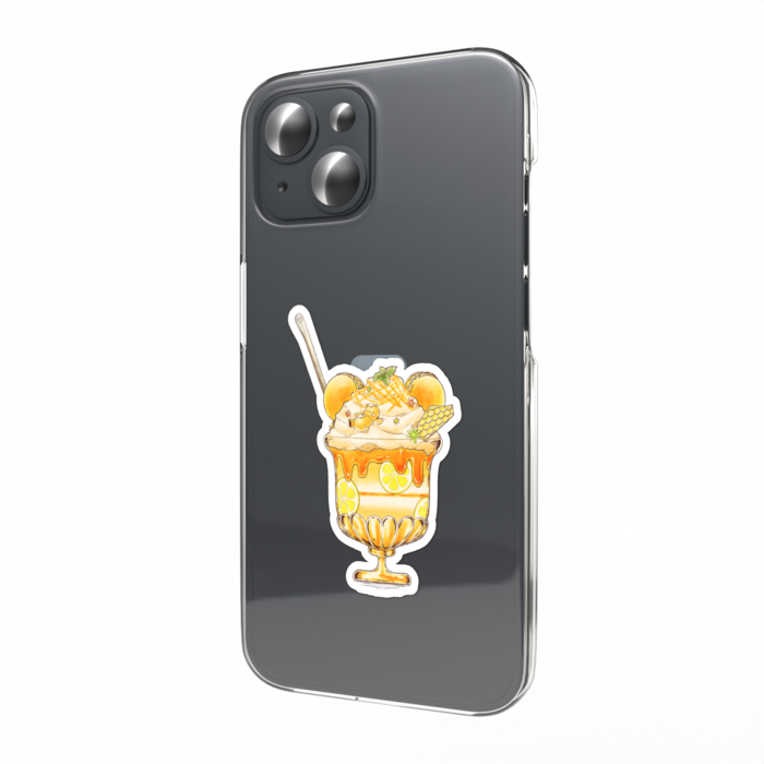 Sweets!くまさんスマホステッカー(はにーパフェ)