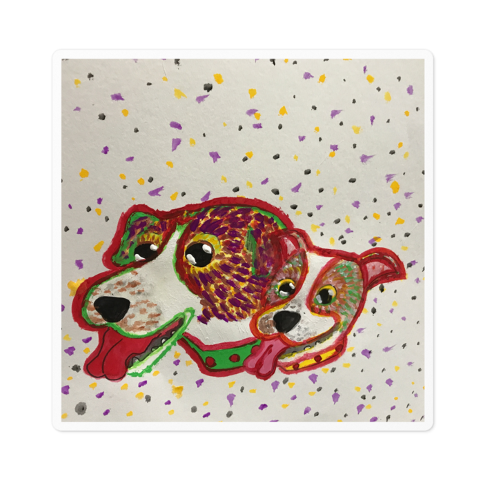 ステッカー - 100 x 100 (mm)