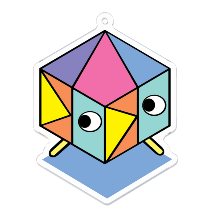 アクリルキーホルダー - 70 x 70 (mm)