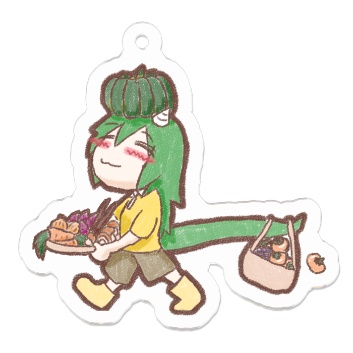 アクリルキーホルダー - 50 x 50 (mm)