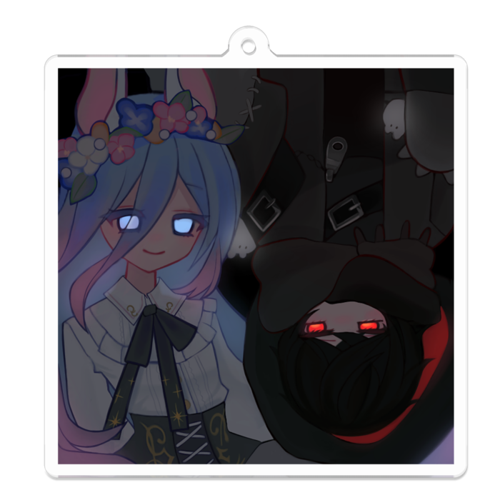 アクリルキーホルダー - 70 x 70 (mm)